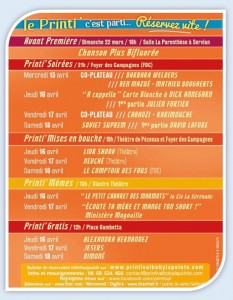 Printival 2015 Programme