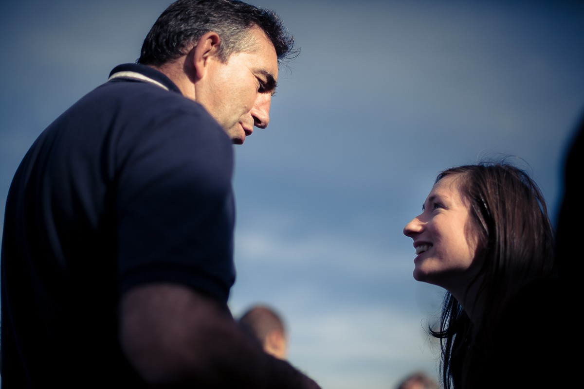 Garance et Pascal Hermand, le Maire de Concèze - Photo David Desreumaux